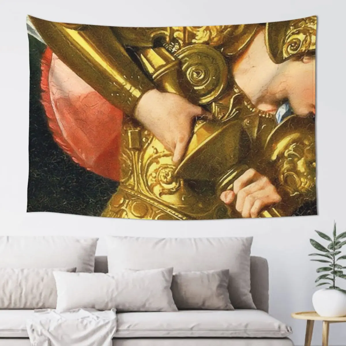 Жанна д'Арк живопись детали гобелен эстетическое украшение спальня декор