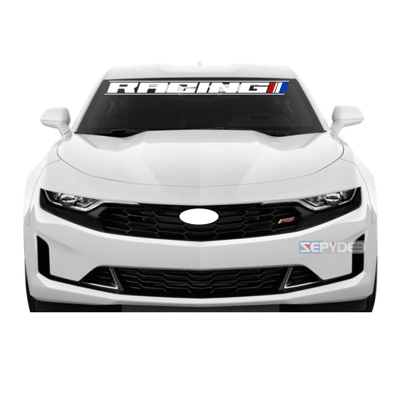 Автомобильная наклейка на лобовое стекло гоночный Спорт Стайлинг заднее