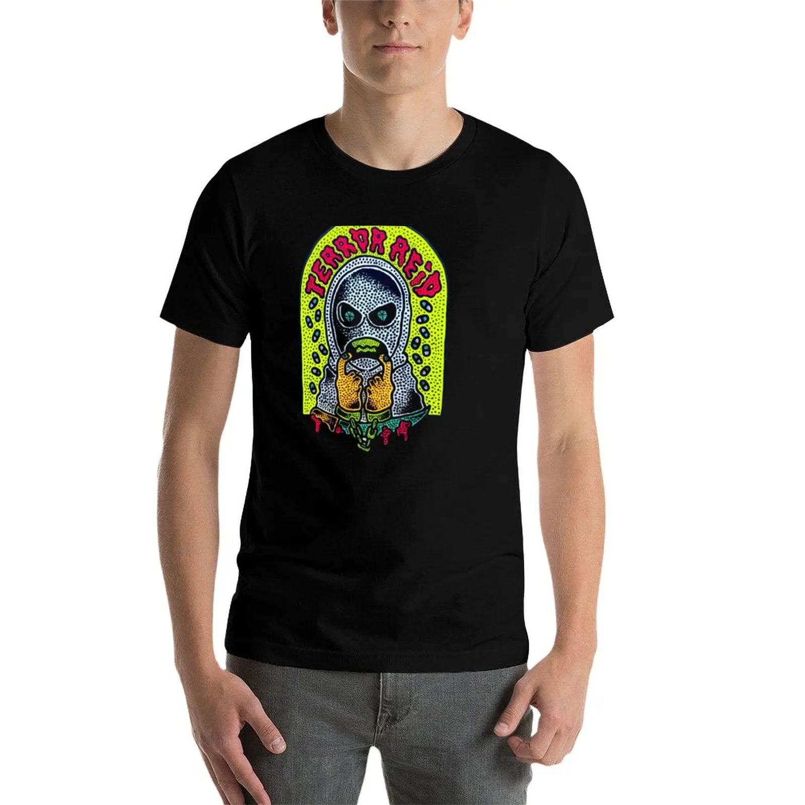 Фото Футболка Terror Reid Shred Essential, повседневная свободная футболка с короткими рукавами №3