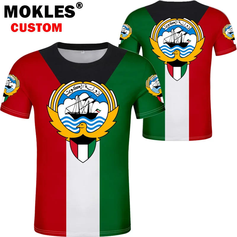 

KUWAIT t shirt diy free custom made name number kwt t-shirt nation flag kw state kuwaiti arabic arab college print photo clothes