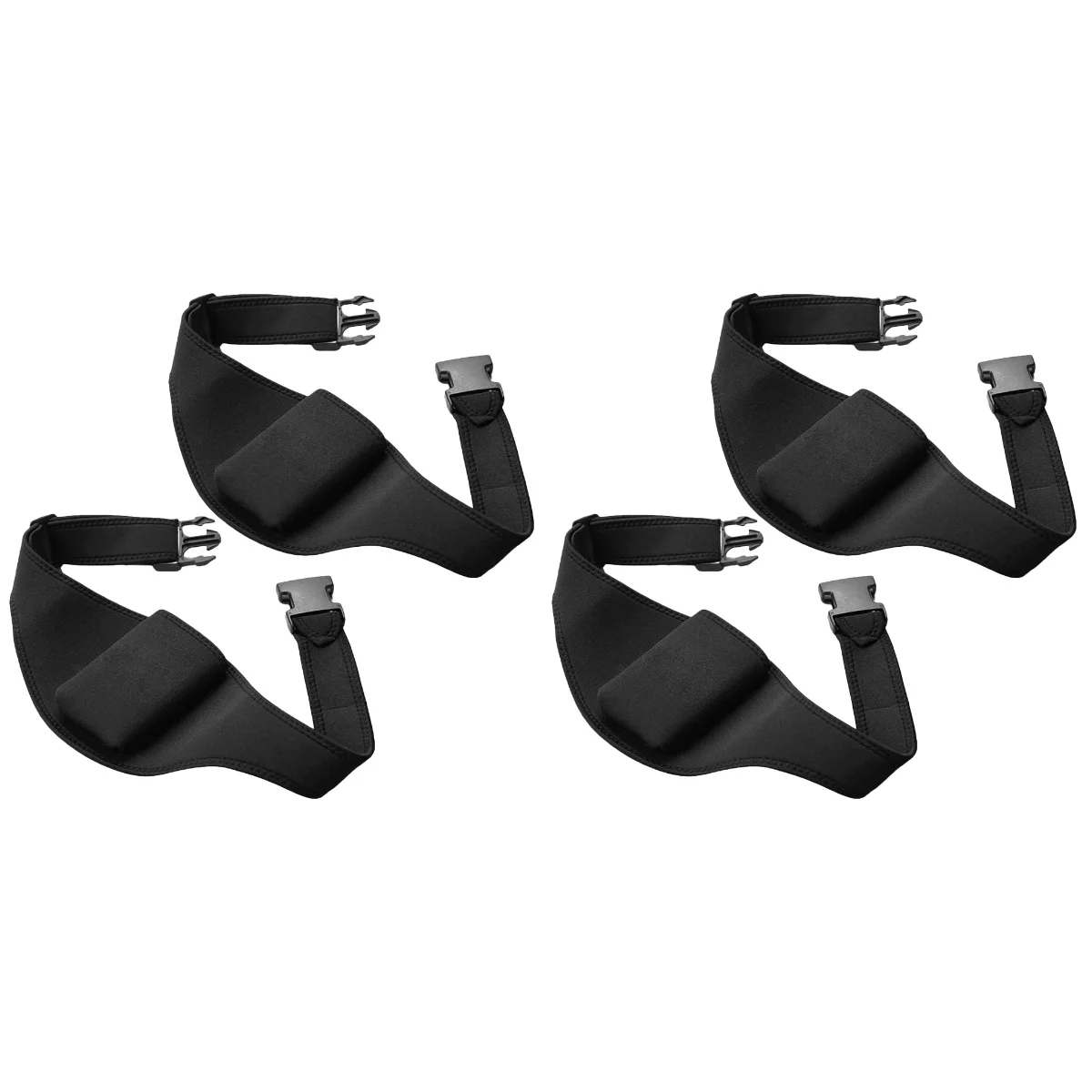 

4 Pcs Holder Running Microphone Belt Bag Storage Fitness Waist Pocket Portable Outdoor Pouch