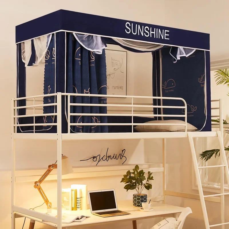 Москитная сетка защита от комаров затемнение 2-в-1 навес для кровати занавеска 3