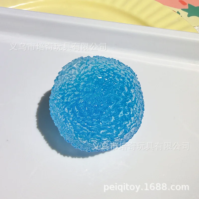 Фото Мягкая игрушка-антистресс Slushy Bayberry: формируемый, не разбухающий фиджет-шарик ASMR для снятия стресса для взрослых и детей №3