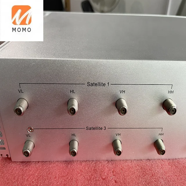 Four Quattro LNBs CWDM FTTH FTTB Satellite RF Fiber Link Satellite+Digital Terrestrial TV Optic Transmitter and Receiver