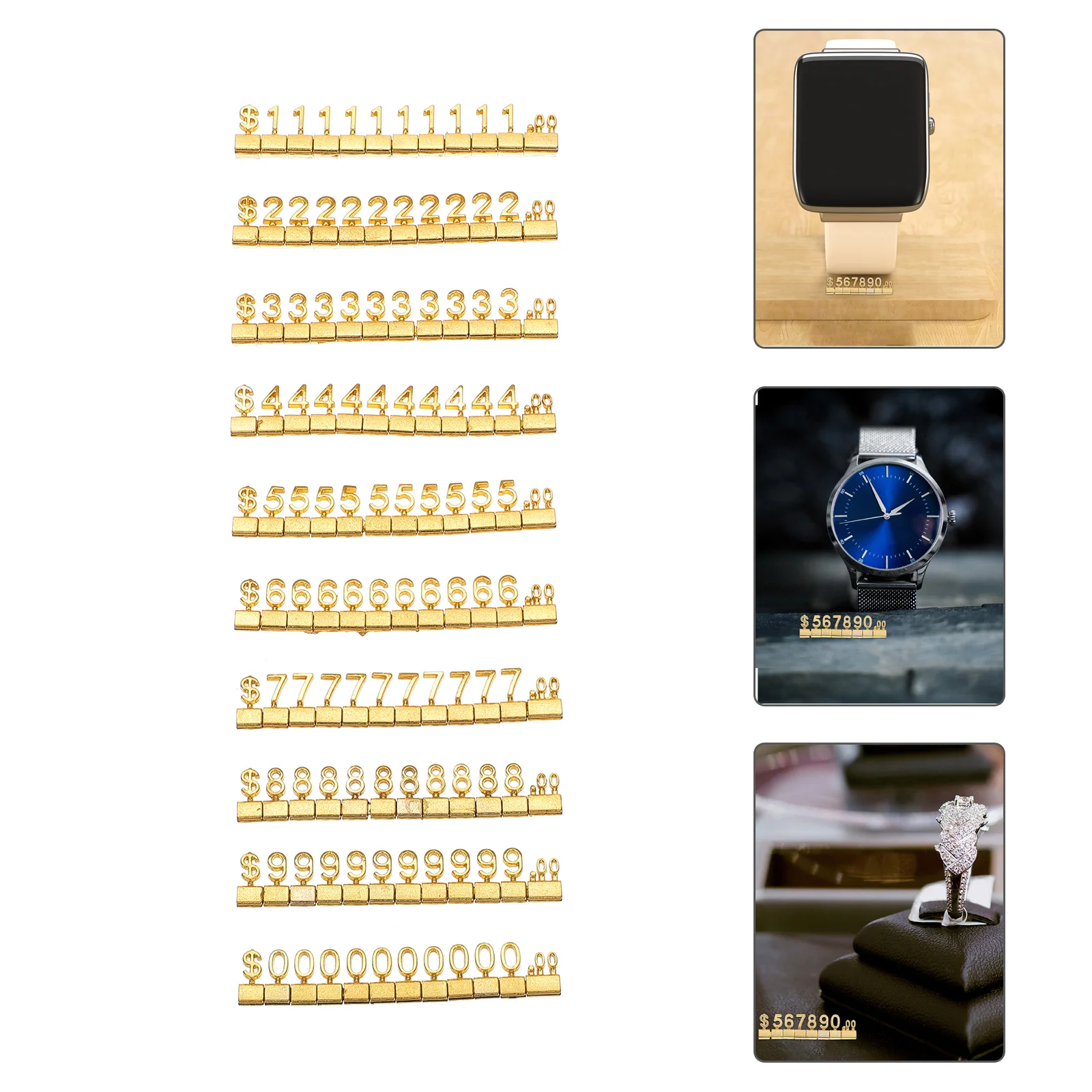 10 шт. ценник этикетки наклейки дисплей куб ювелирные изделия блоки сборка