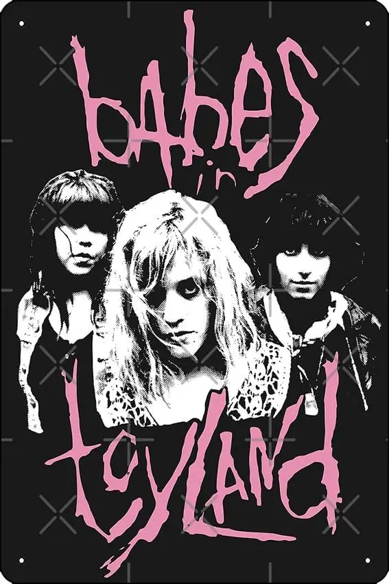 Плакат Babes n Toyland в стиле гранж-группы металлический Sgn 12X8 nch забавный человек