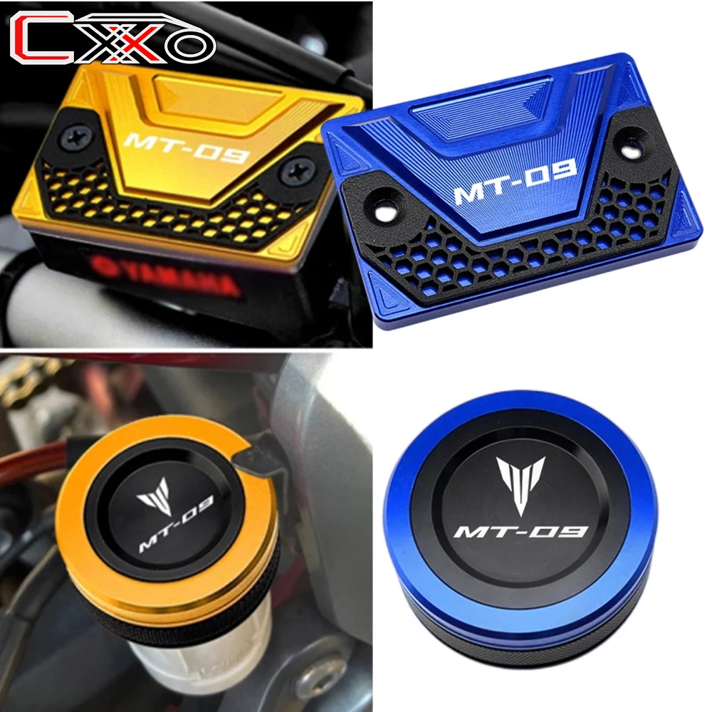 

Для Yamaha MT09 MT 09 MT-09 SP FZ09 2014-2020 2019 аксессуары для мотоциклов CNC алюминиевая передняя задняя передняя крышка тормозной жидкости