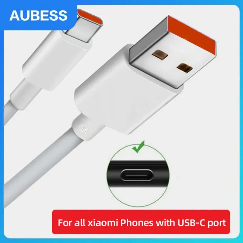

66w Charging Cable For Huawei Xiaomi 11 Portable Fast Charging Data Cable Type-c Charging Cable Data Transfer 6a