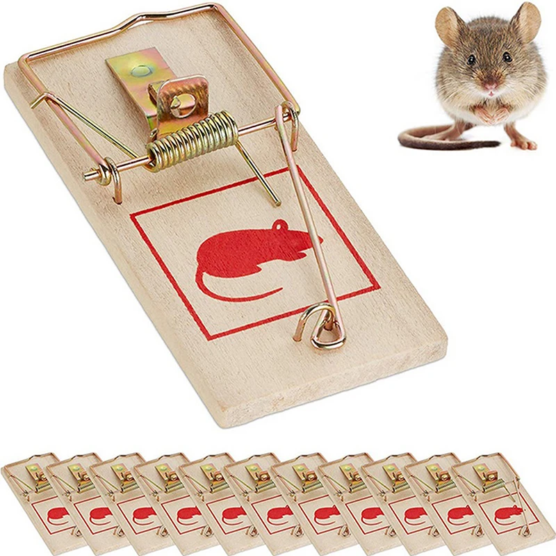 

Traditional Wooden Mouse Traps Classic Mice Rat Pet Rodent Control Catch Trap High Quality