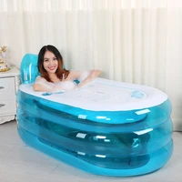 adult bubble bath inflatable bath bucket foldable bath bucket household bath bucket baby bath tub children pool