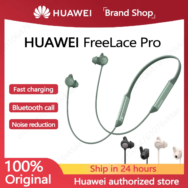 

HUAWEI FreeLace Pro Wireless Headphones Dual-mic Active Noise Cancellation Earphone 14MM Powerful Dynamic Neckband Earbuds