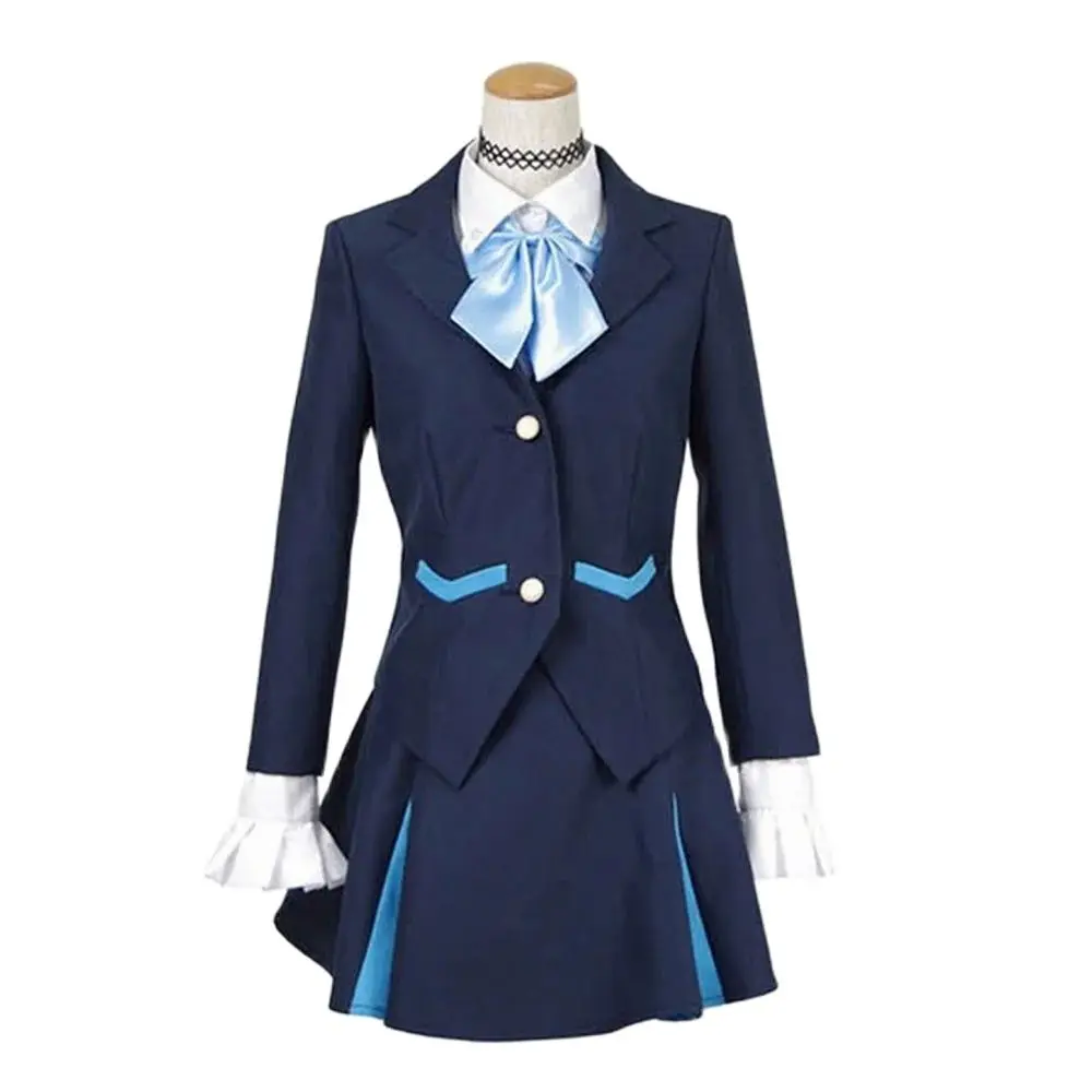 Унисекс аниме Sonozaki Noriko Lolita косплей костюм униформа индивидуальный размер