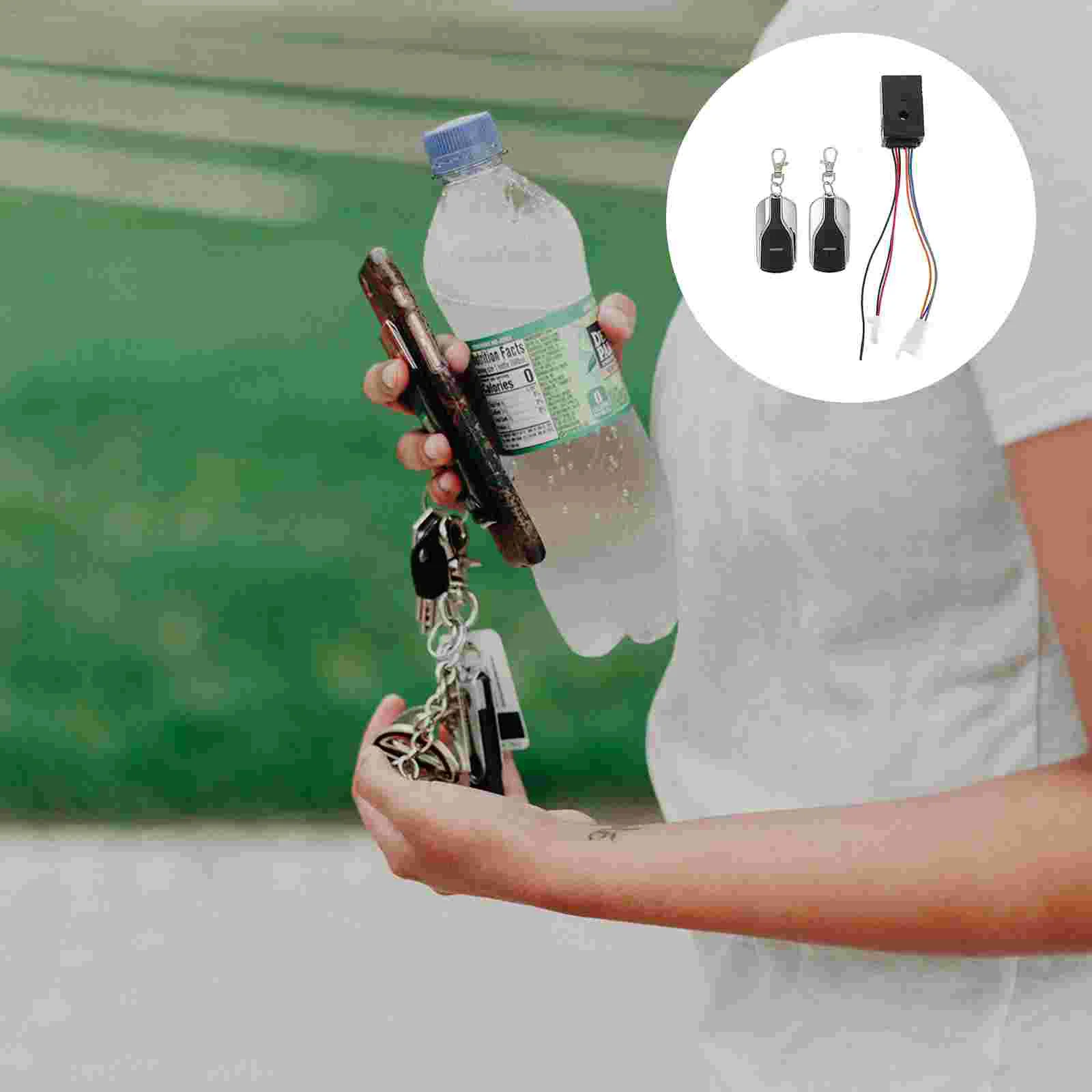 

Bicycle Engine Anti-theft Device Scooter Alarm Security System Remote Engine Lock 2 Way Control