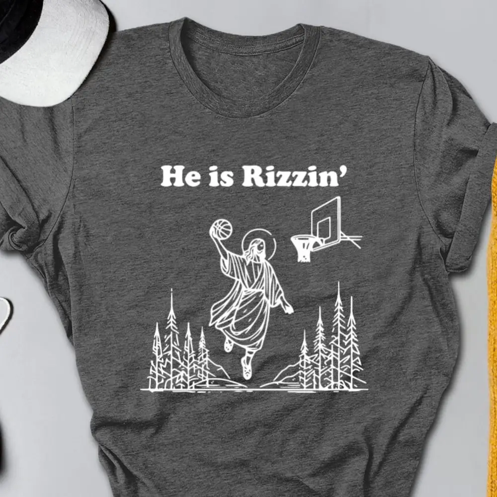 Смешная футболка с изображением веселого Иисуса на Пасху юмористический