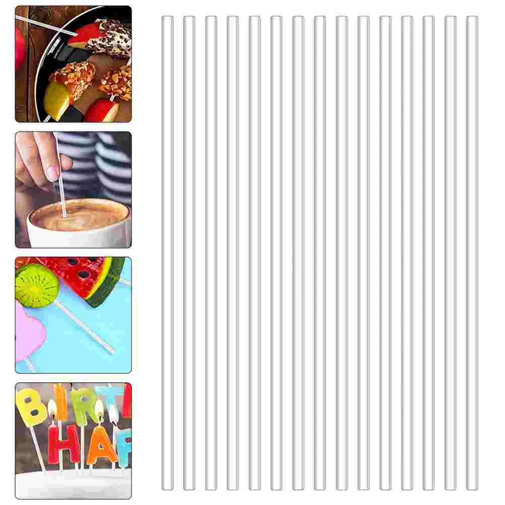 

Sticks Lollipop Cake Acrylic Stick Clearcandy Reusablerod Stirring Treat Makingswizzle Bar Cookie Sucker Rods Dowel Diydessert