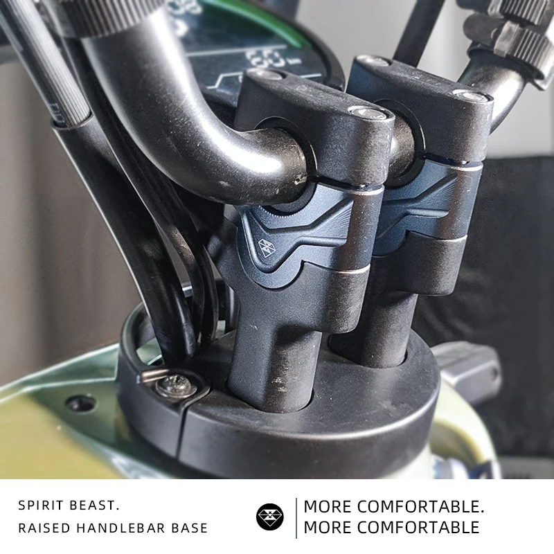 

Spirit Beast Motorcycle Handlebar Fixed seat handlebar heightening Riser Clamp Electric Scooter Accessories For Honda e Zoomer e