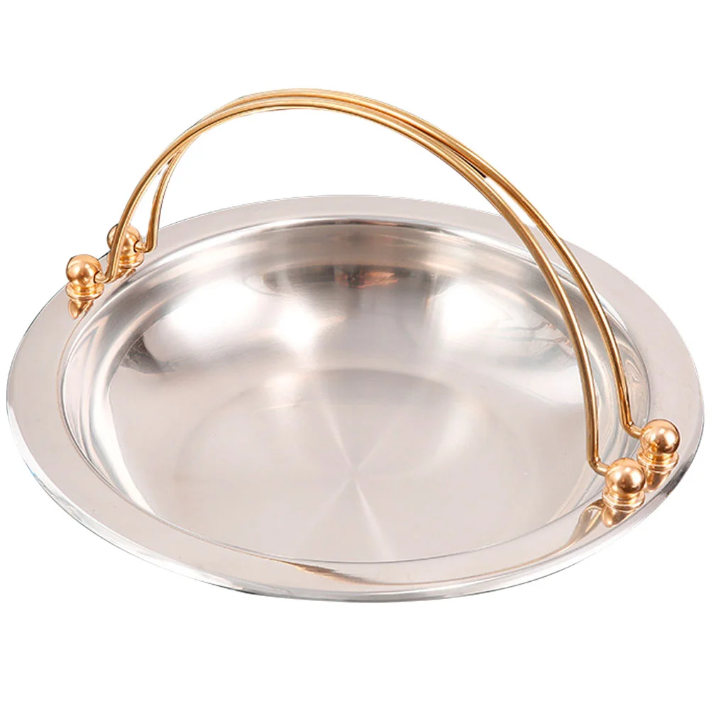 

Stainless Steel Sukiyaki Pot Japanese Style Seafood Pot Sukiyaki Soup Pot
