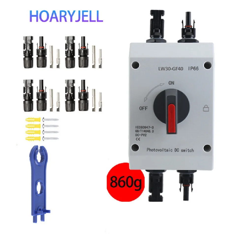 

DC Isolator Switch PV Circuit Breaker 32A 1000V Waterproof DC Isolator Switch Photovoltaic Electrical Isolator Solar Switch