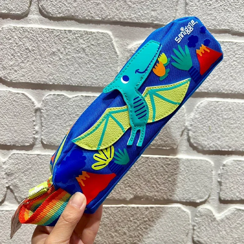 Подлинный австралийский рюкзак с динозавром Smiggle Blue средней шляпы детский