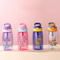 portable childrens tumbler kid sippy water bottle cartoon baby feeding straw cup creative outdoor drinking kettle leakproof mug