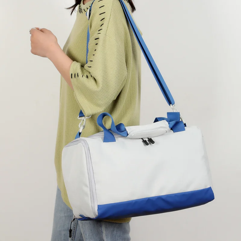 Спортивные сумки для мужчин Женская дорожная сумка с карманом обуви женская