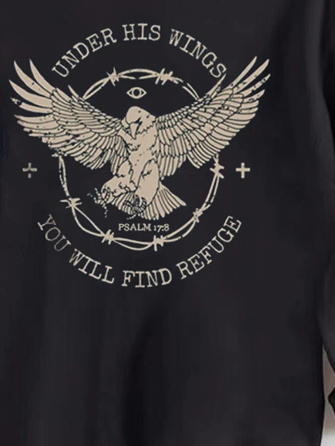

Eagle Vintage Faith Casual Crewneck Sweatshirt