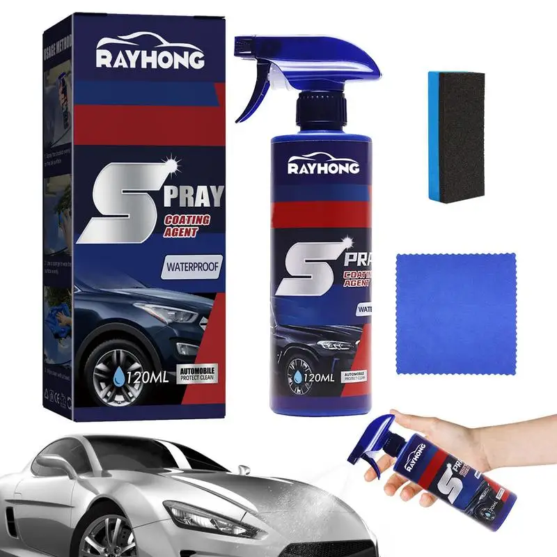 

Car Crystal Wax Spray Nano Auto Paint Coating Cleaner For Car With Graphene Ceramic Effective Professional Long Lasting Spray