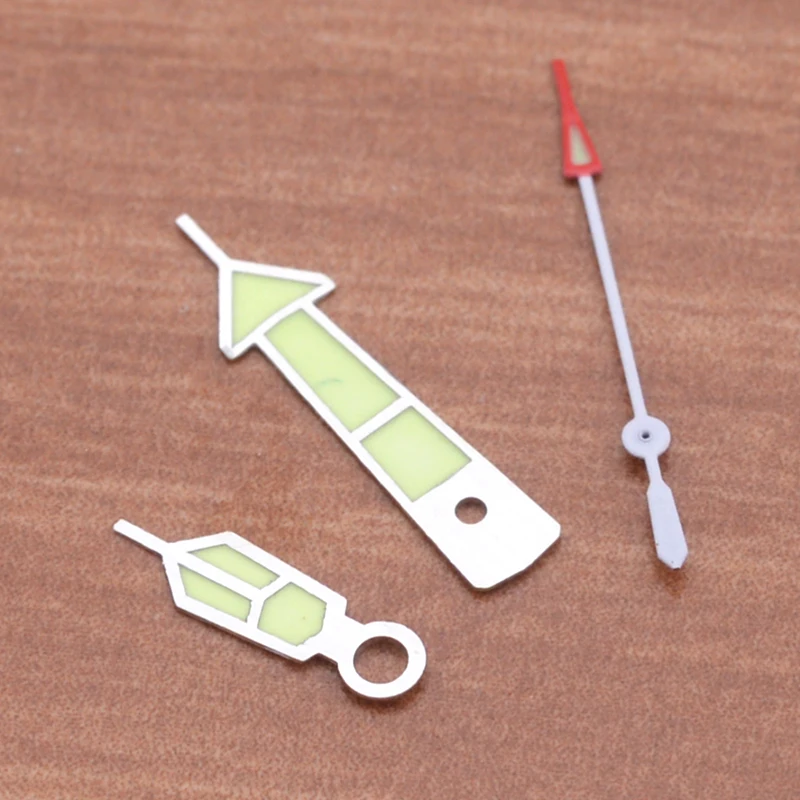 SKX NH35 Watch Hands for Seiko SKX007 SPRD SPRE Fit 7s26 NH35 NH36 Movement Green Luminous Hands Watch Repair Pointer Parts