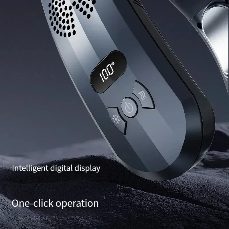 Модный охлаждающий вентилятор Xiaomi полупроводниковый подвесной шейный с USB