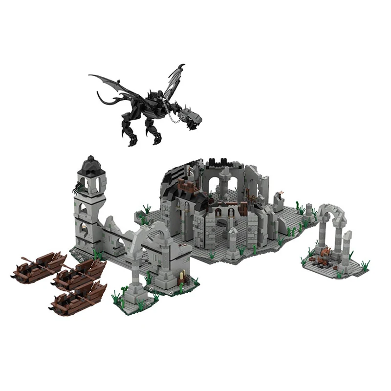 Классическая сцена из фильма архитектура UCS строительный блок Спадение Osgiliath