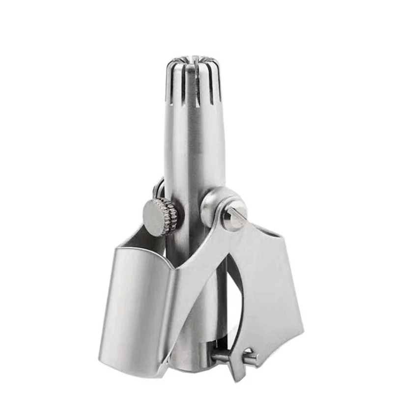 

Nose Trimmer for Men Stainless Steel Manual Trimmer for Nose Vibrissa Razor Shaver Washable Nose Ear Hair Trimmer