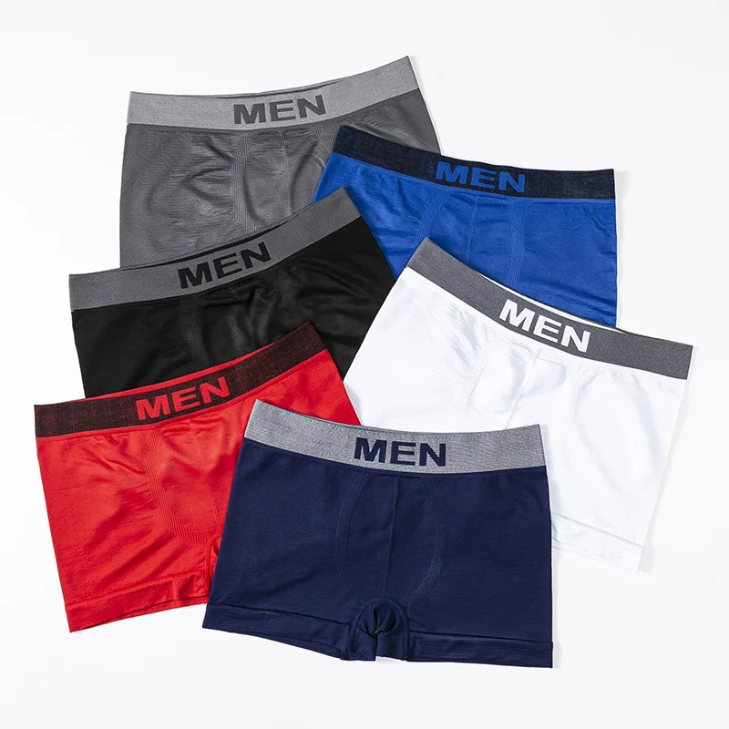 10PCS/LOT boxer mens underwear men underpants male pure men panties shorts underwear boxer shorts cotton solid cuecas
