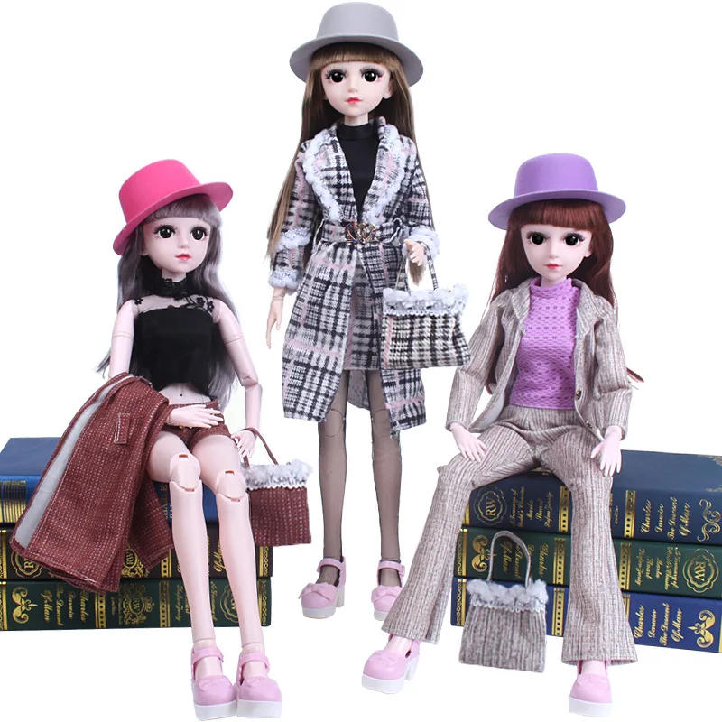 

60cm BJD Dolls 1/3 Dolls Clothes Casual Striped Suit Wear Daywear Fashion Doll Accessories DIY Girls Toys