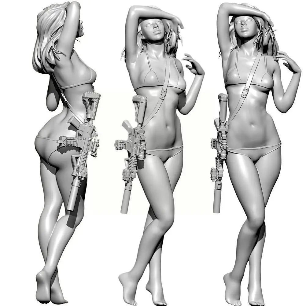 

Yfww35-201991 (1/35) 55mm Beautiful Resin Soldier White Figure Kits Model Resin O3j2