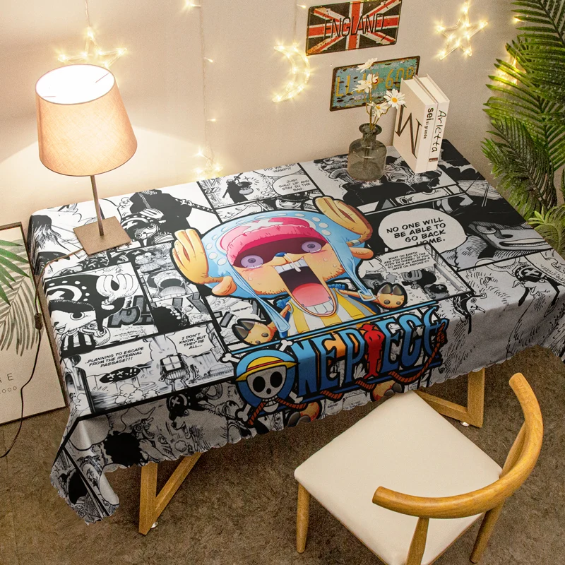 

Anime Printing Dining Tablecloth for Table Rectangle Waterproof Table Cloth Wedding Decoration Kitchen Table Cover Nappe Tapete