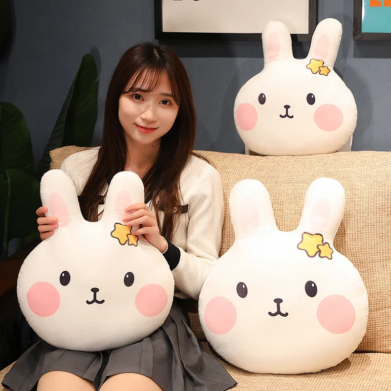 

35-45cm Cartoon Cute Soft Rabbit Plush Pillow Sofa Cushion Kawaii Plush Toy Stuffed Animal Doll for Kids Baby Girls Nice Gift