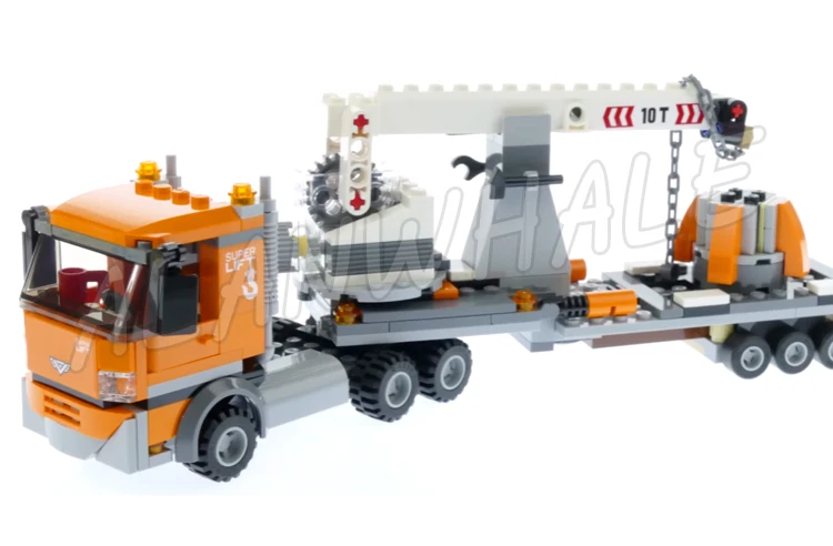 848 шт. открытие магазина City Donut грузовой велосипед кран прицеп грузовик фургон Town