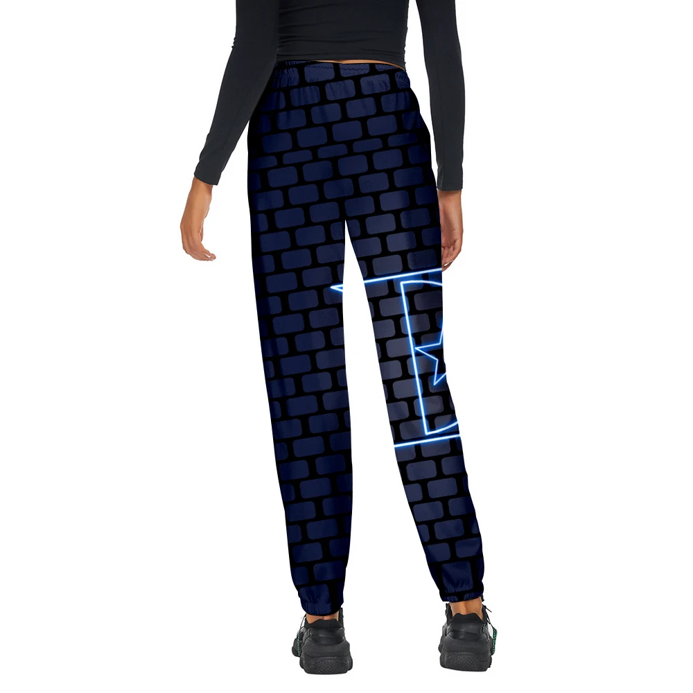 

Новинка 2022, весенне-осенние леггинсы для девочек, универсальные повседневные Модные трендовые штаны с трехмерным анимационным принтом, дев...