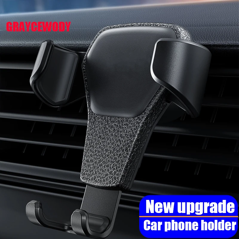 

Gravity Car Holder For Phone Air Vent Clip Mount Mobile Cell Stand Smartphone GPS Support For iPhone 13 12 Xiaomi Samsung Huawei