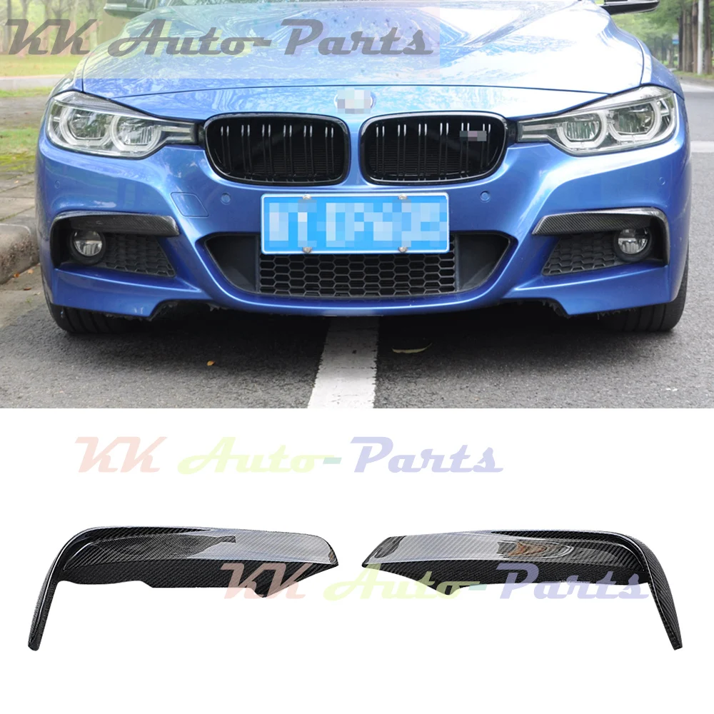 2 шт. передний бампер из углеродного волокна боковой разветвитель плавников Canard