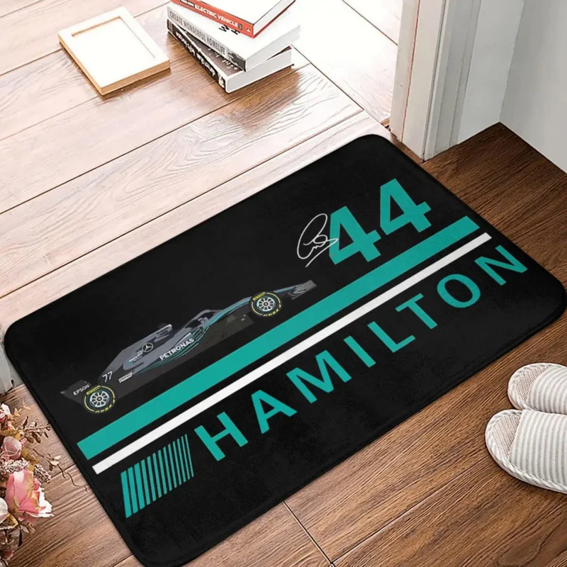 

Льюис Гамильтон ванная комната нескользящий напольный коврик Формула 1 чемпионат мира напольный коврик для спальни