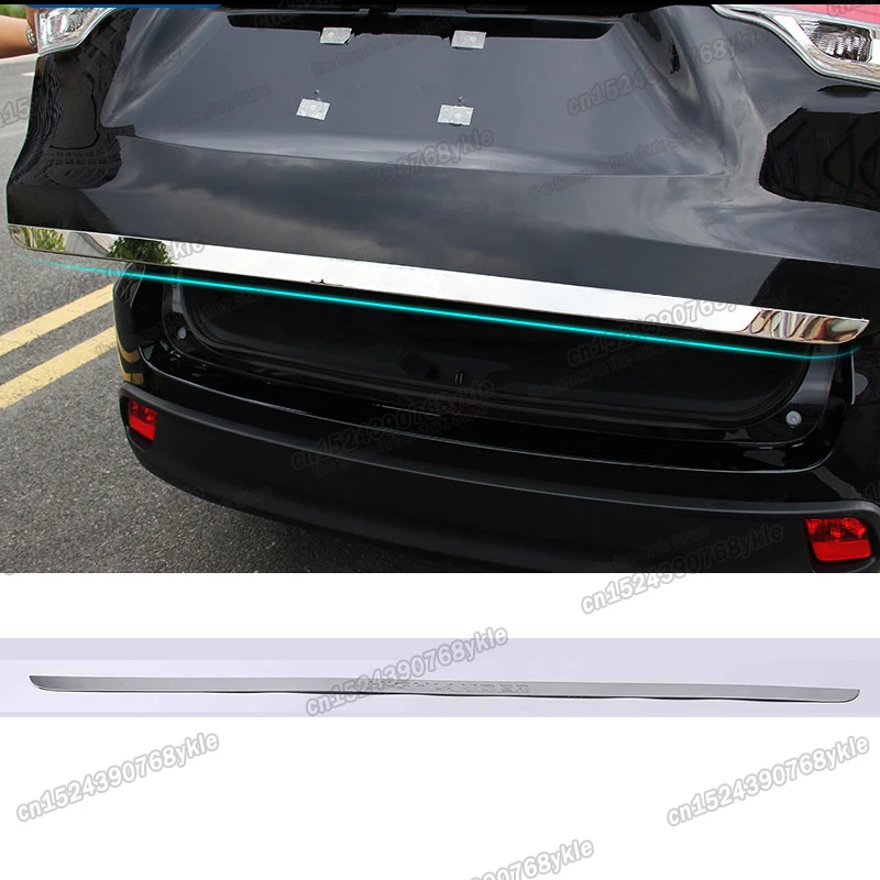 

stainless steel car taildoor tail door trims for toyota highlander 2013 2014 2015 2016 2017 2018 2019 XU50 accessories rear gate