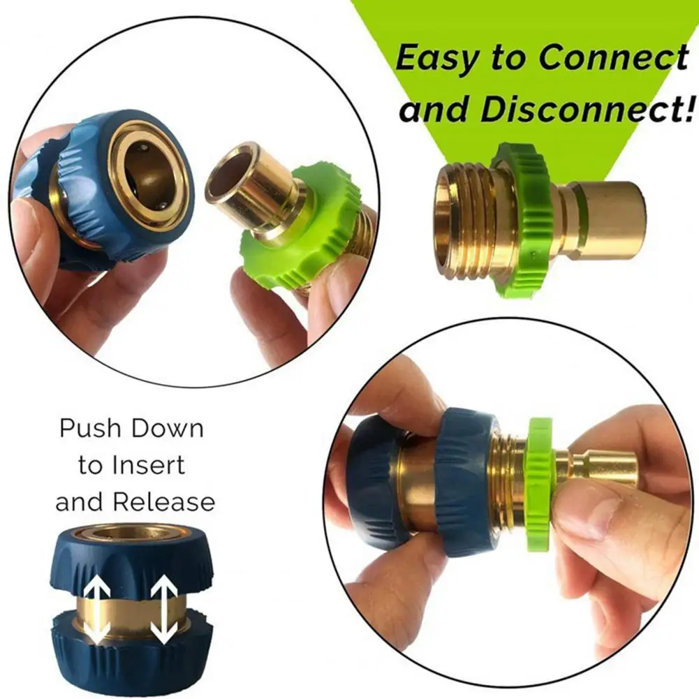 

Leak Free Reliable Heavy Duty 2 Way Faucet Splitter Easy Opening And Closing Hose Adapter Shut-off Valve Garden Tool