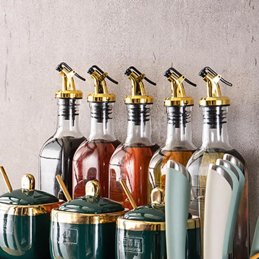 

2Pcs Olive Oil Sauce Vinegar Bottle Cap Stopper Dispenser Pourer Pratical Multi-functional Kitchen Tool Accessories