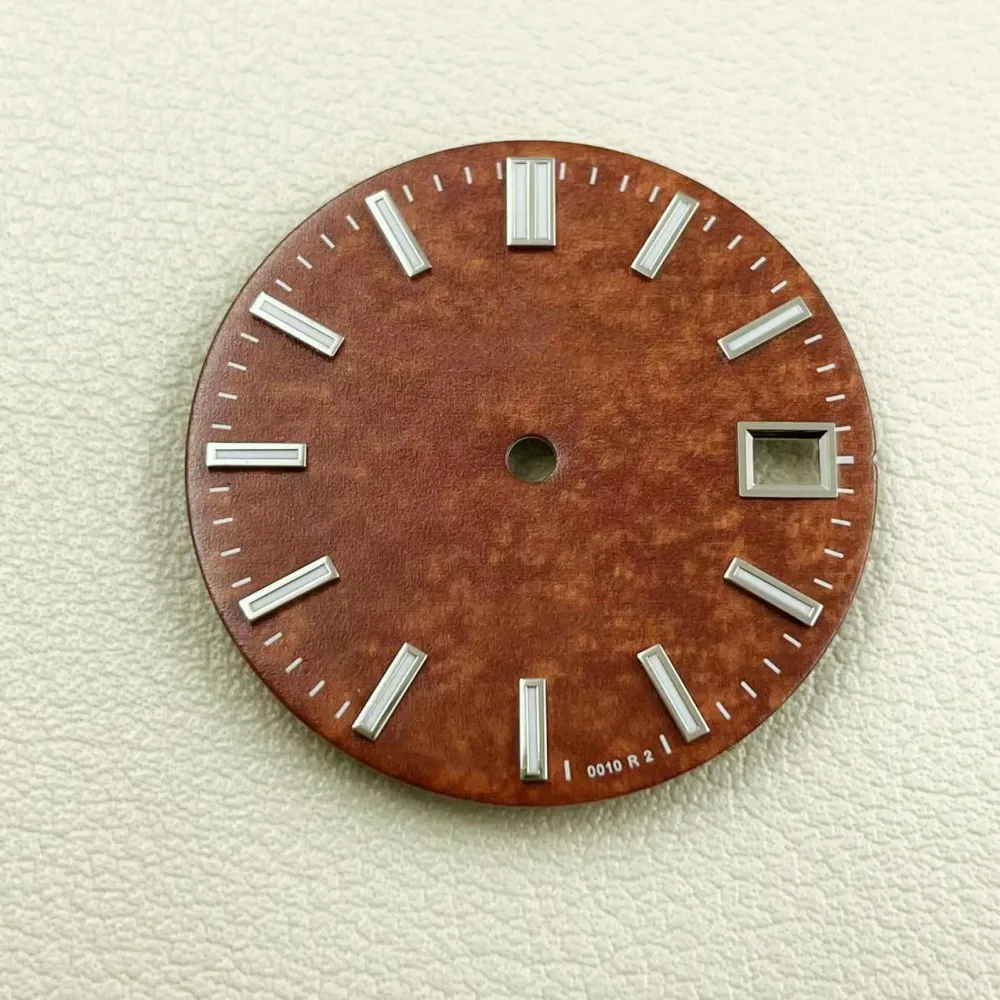 New modified NH35 dial ice blue luminous 28.5mm suitable for NH36/4R35/4R36 movement mechanical watch accessories