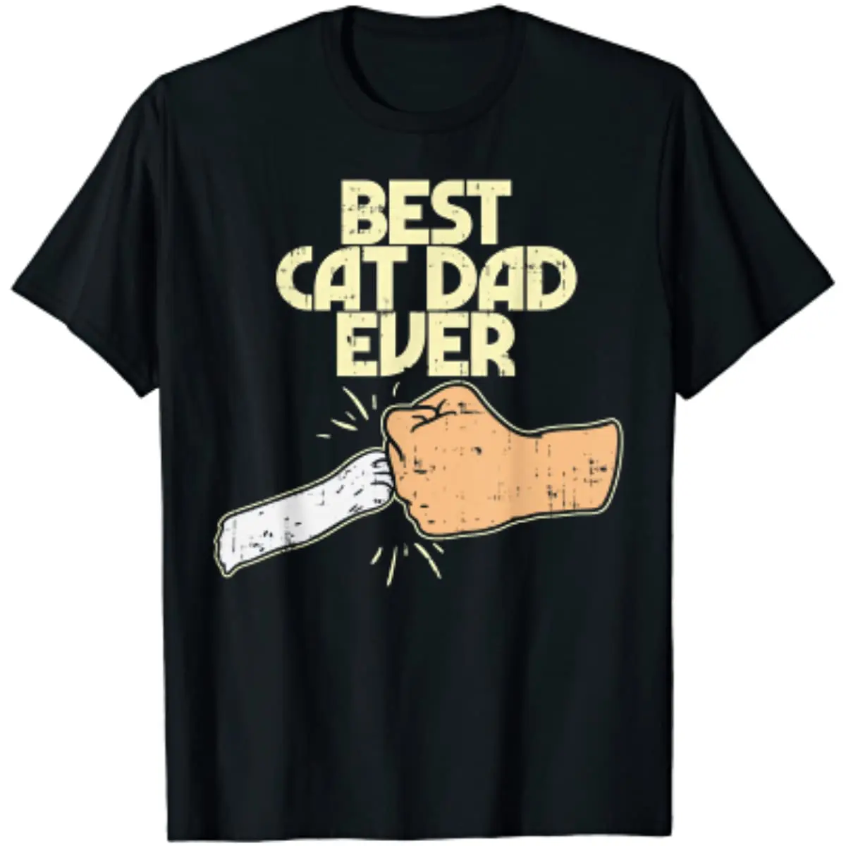 

Best Cat Dad Ever Funny Kitten Pet Lover Owner Dad Men Gift T-Shirt Men Clothing Casual Daily Four Seasons Cotton Shirts for Men