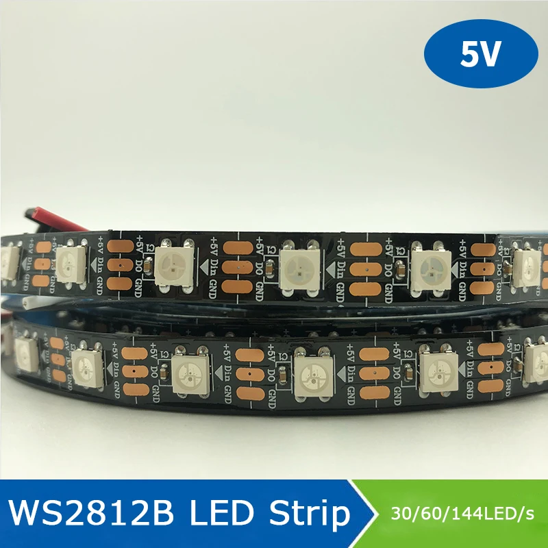 

Full-color RGB WS2812B IC Smart LED Pixel Bar IP30/IP65/IP67 Waterproof and Individually Addressable WS2812 Magic Lights With 5V