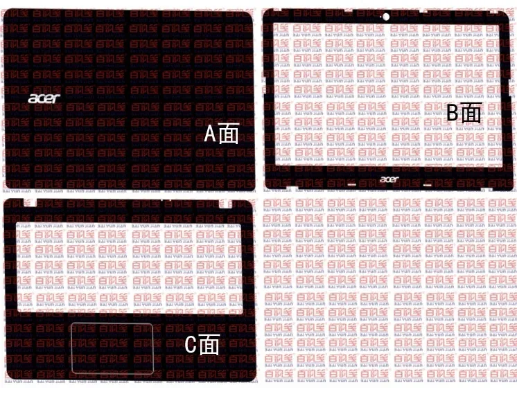 Предварительно обрезанная Обложка-наклейка для Acer Aspire 5750 5750G 5560G фотосессия