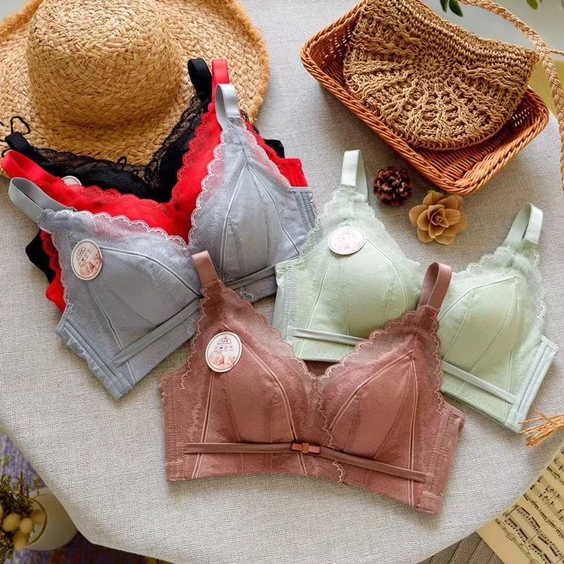 

Carlos a generation hair no steel ring thick and thin small chest gathered and adjusted breast collection sexy large bra set