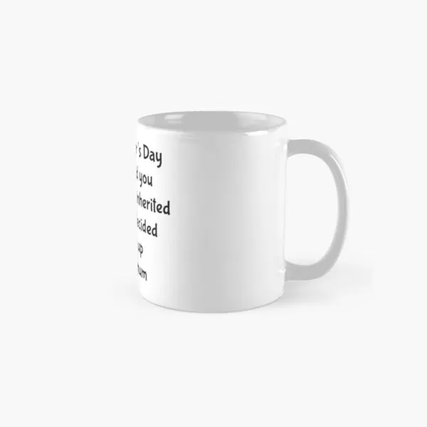 

Step Dad Happy Fathers Day From The Ki Mug Gifts Drinkware Tea Picture Handle Round Simple Printed Design Cup Photo Image